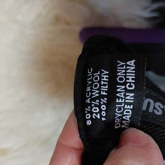 Filthy Casual Unisex Black & Purple Baseball Trucker Snap Back Cap - Picture 9 of 9